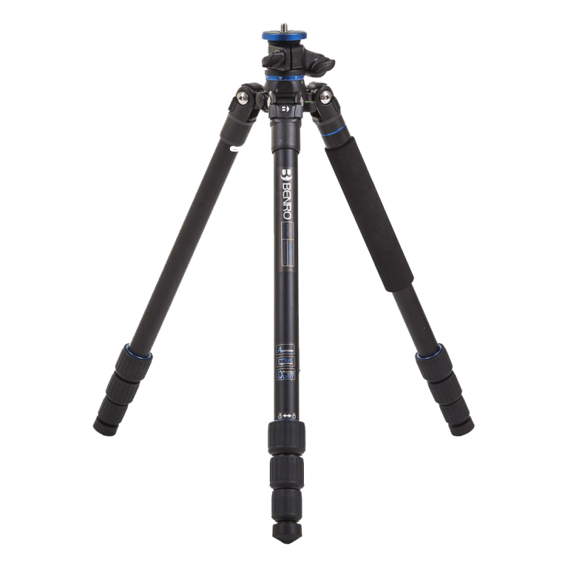 BENRO Go Plus Travel trépied aluminium S1 (Ø 25 mm) 4 sections sans rotule (FGP18A)