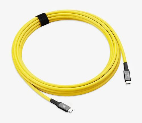 COBRA UNION CORDON DROIT USB-C / USB-C 5M 10GBITS JAUNE