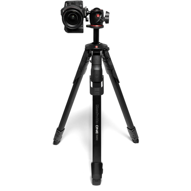 Manfrotto ONE MKONEPA-BHQ6T | Kit Trépied Aluminium Charge 10kg