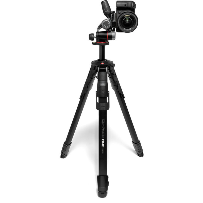 Manfrotto ONE MKONEPA-3W | Kit Trépied Aluminium 3 Directions Charge 8kg