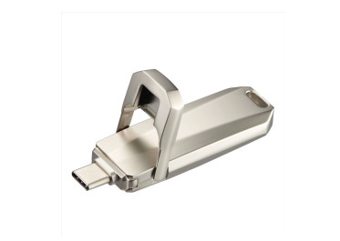 HAMA CLE USB 3.1 UNI-C 128GB 90MB/S Argent