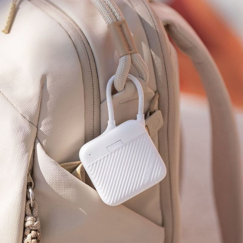 PGYTECH CreateMate Étui pour mini lecteur de cartes haute vitesse Blanc