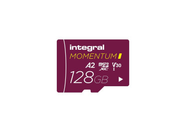 Carte Micro SD Integral 128Go V30 A2 - Vitesses 210/180 MB/s 4K