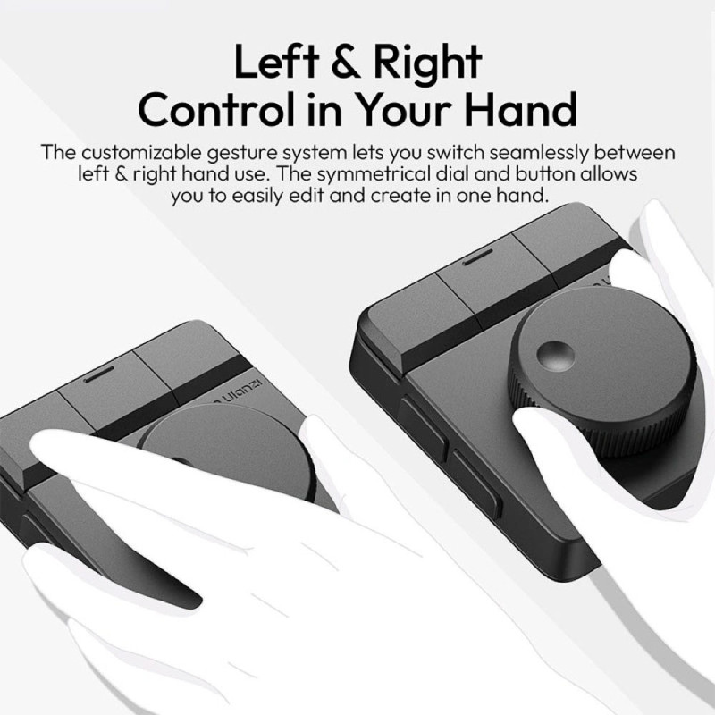 ULANZI D100 Dial Creative Controller – Console de Montage et Raccourcis Programmables