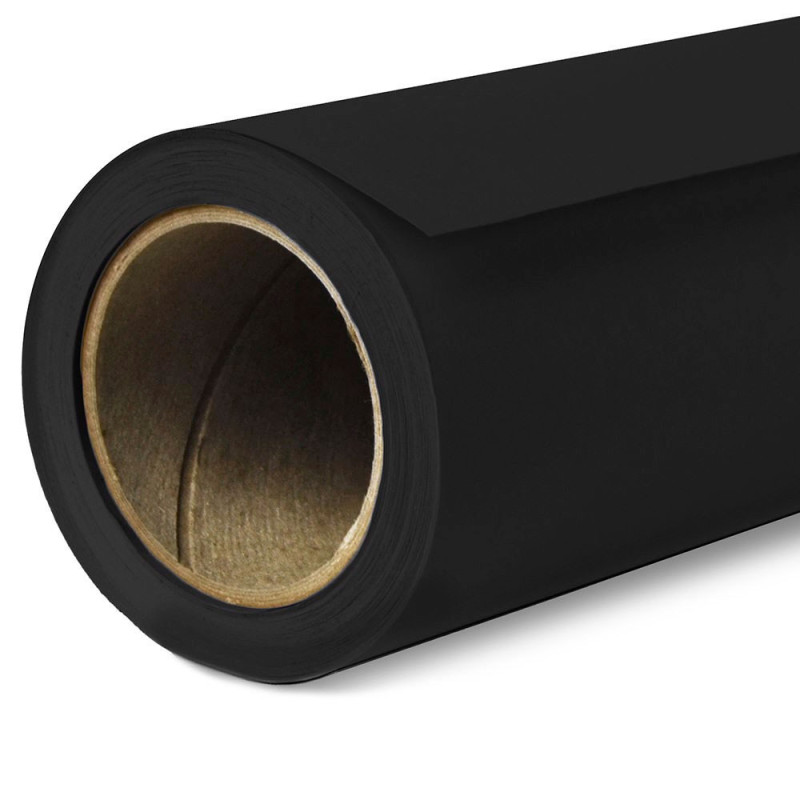 SAVAGE Fond Papier Noir 2.72m x 11m | Studio Photo & Vidéo