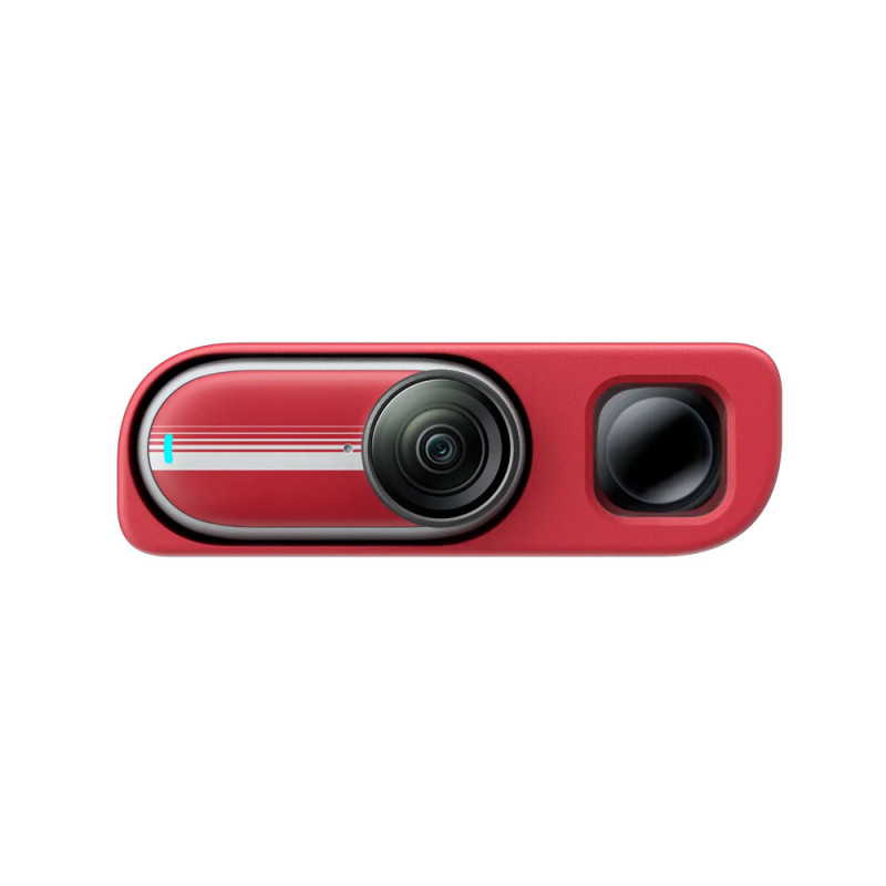 Insta360 GO 3S Pack Rétro Rouge 64 Go – Caméra 4K