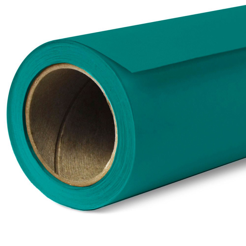 Fond papier Teal Savage 1,35x11m – fond photo studio seamless