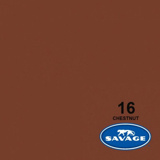 Fond Studio Savage Chestnut 2,72x11m - Papier Pro Non Réfléchissant