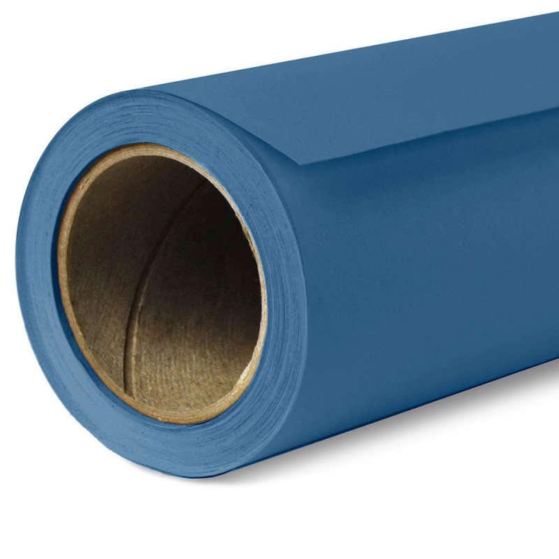 Papier Savage Blue Jean - 2,72x11m - Fond studio pro