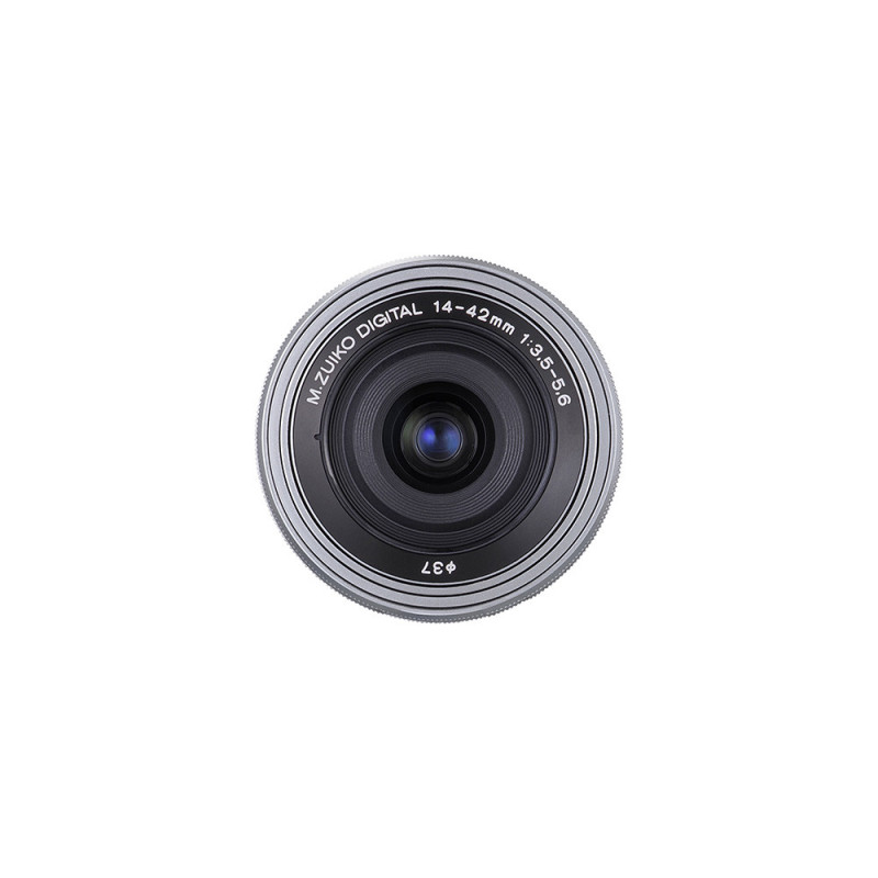 Objectif OM SYSTEM 14-42mm f/3.5-5.6 EZ Motorisé Argent - Zoom Pancake