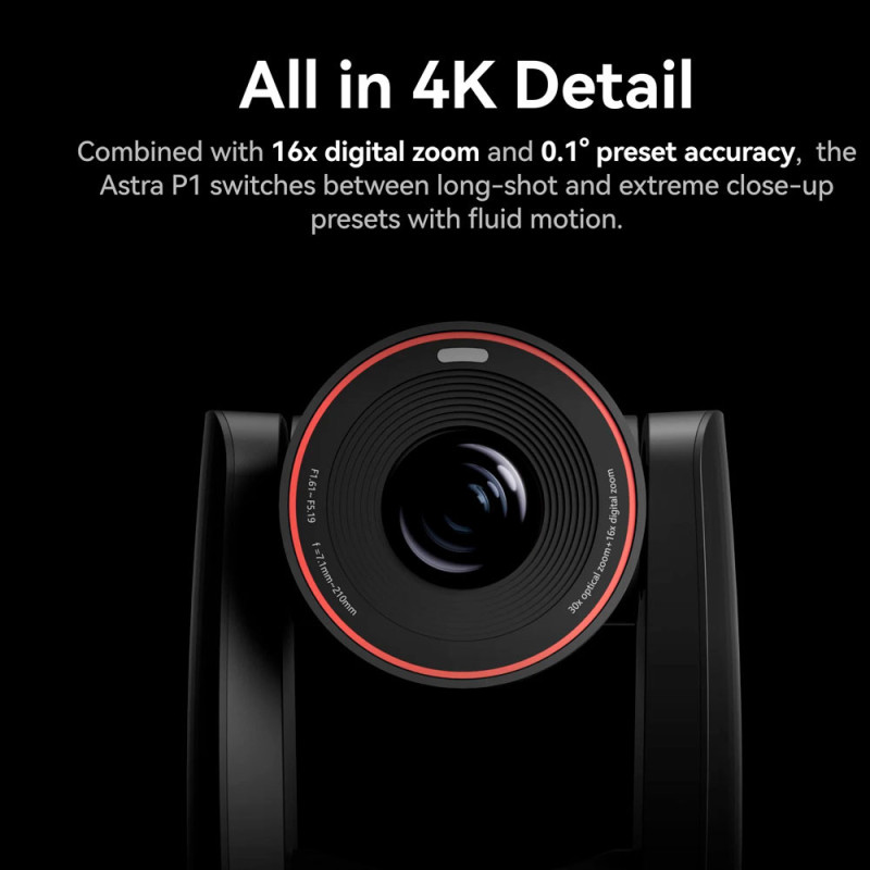 HOLLYLAND CAMERA PTZ ASTRA P1 UHD 4K
