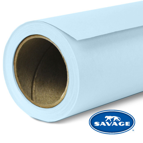 Papier fond Savage Blue Mist 1,36x11m - Antireflet & Pro