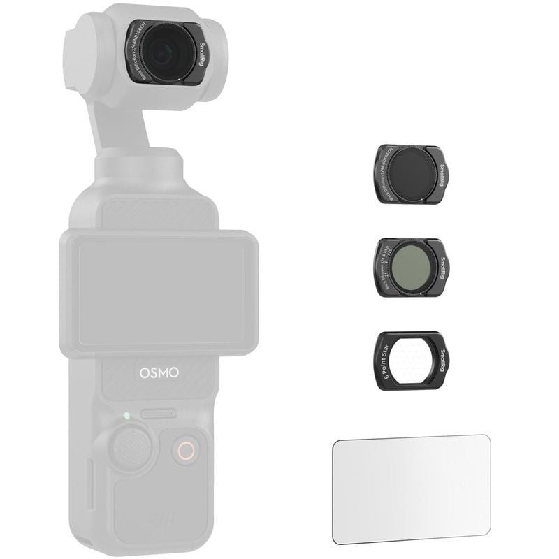 Kit de filtres multifonctionnel SmallRig pour DJI Osmo Pocket 3 avec trois filtres magnétiques et un
