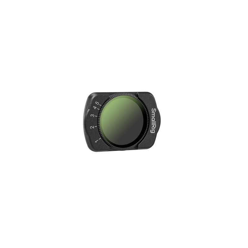 Filtre ND variable SmallRig 5831 pour DJI Osmo Pocket 3, présenté sur fond blanc.