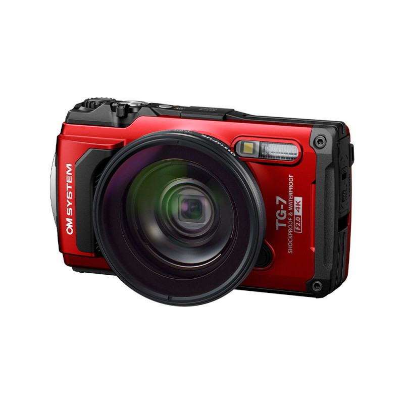 OM SYSTEM TG-7 ROUGE + CLA-T01+ FCON-T01