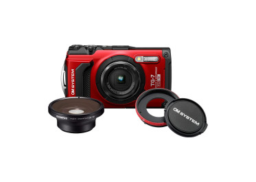 OM SYSTEM TG-7 ROUGE + CLA-T01+ FCON-T01