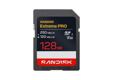SANDISK SD EXTREME PRO 128GB 250/120MB/S