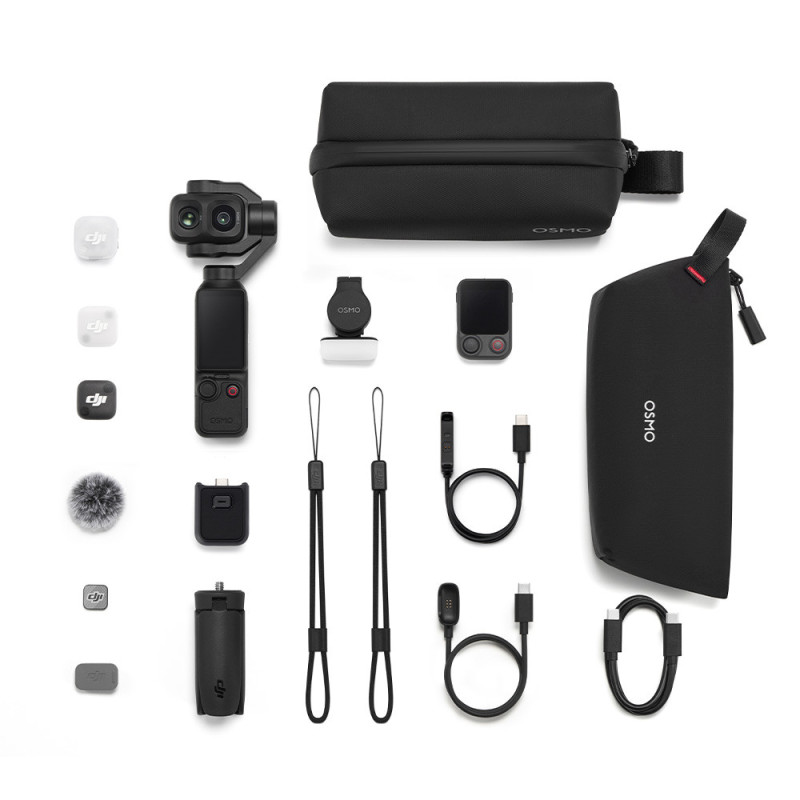 DJI OSMO POCKET 4P VLOG COMBO NOIR