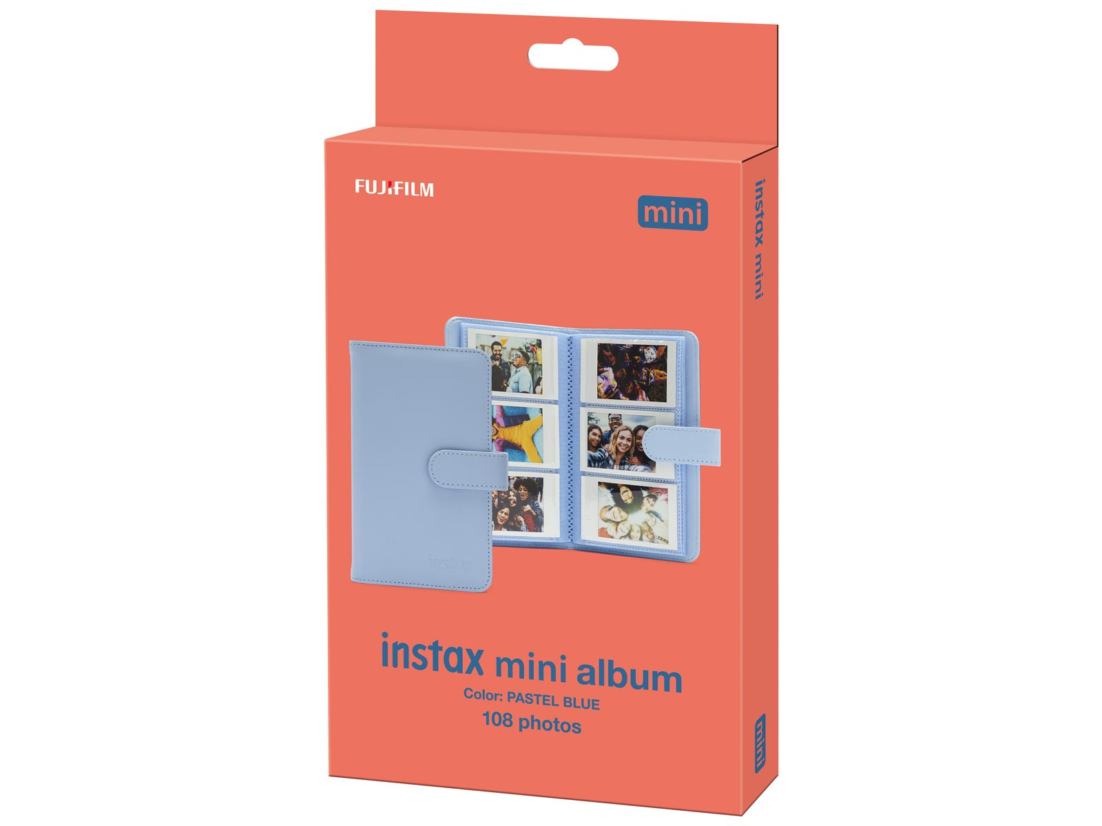 Album Instax Mini 12 Bleu Pastel - 108 photos - Idéal pour souvenirs
