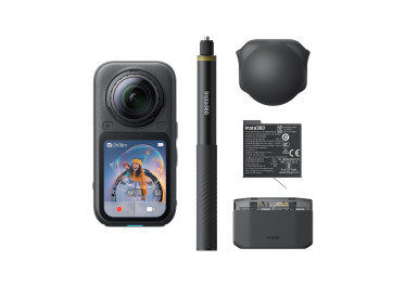 INSTA360 X6 ESSENTIALS BUNDLE MIDNIGHT BLACK