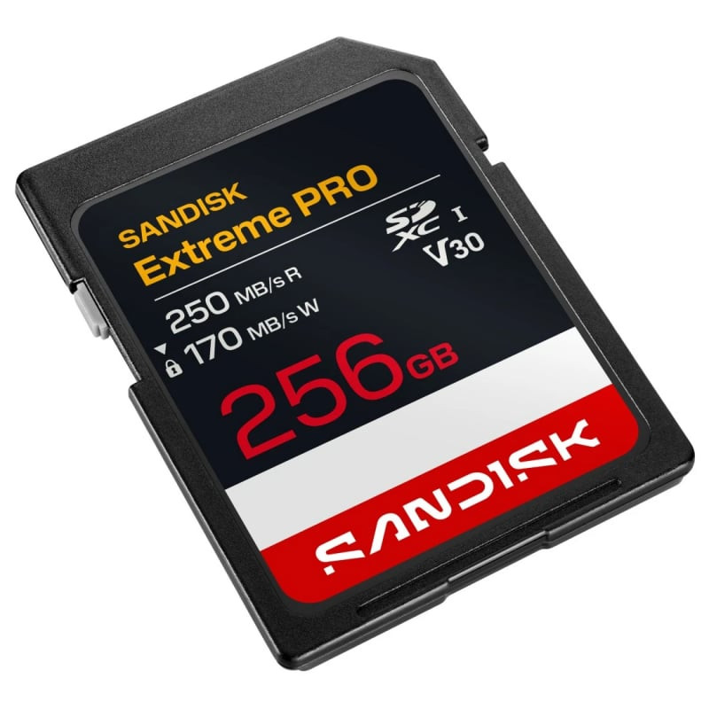 SANDISK SDXC EXTREME PRO 256GB 250MBS 4K