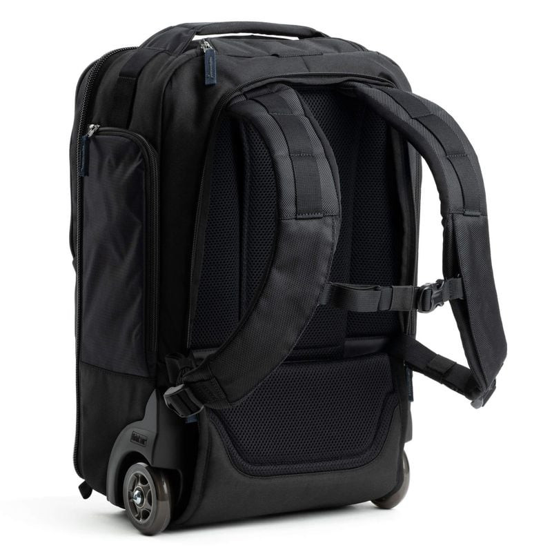 Packshot du THINK TANK AIRPORT ESSENTIALS ROLLING BACKPACK, sac hybride à roulettes et dos pour phot