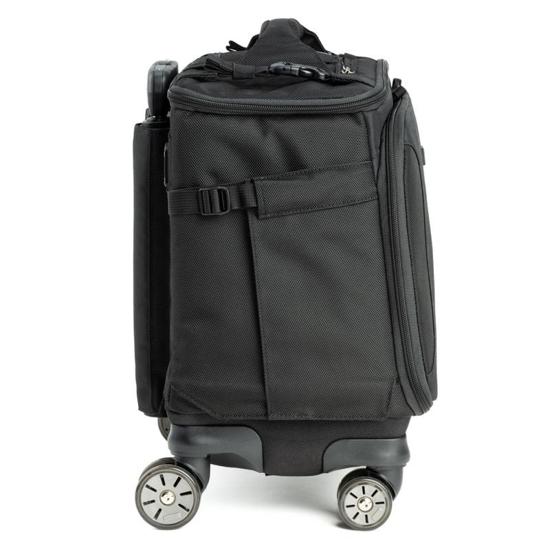Vue alternative du sac photo Think Tank Airport Navigator V2.0, soulignant les fermetures éclair rob