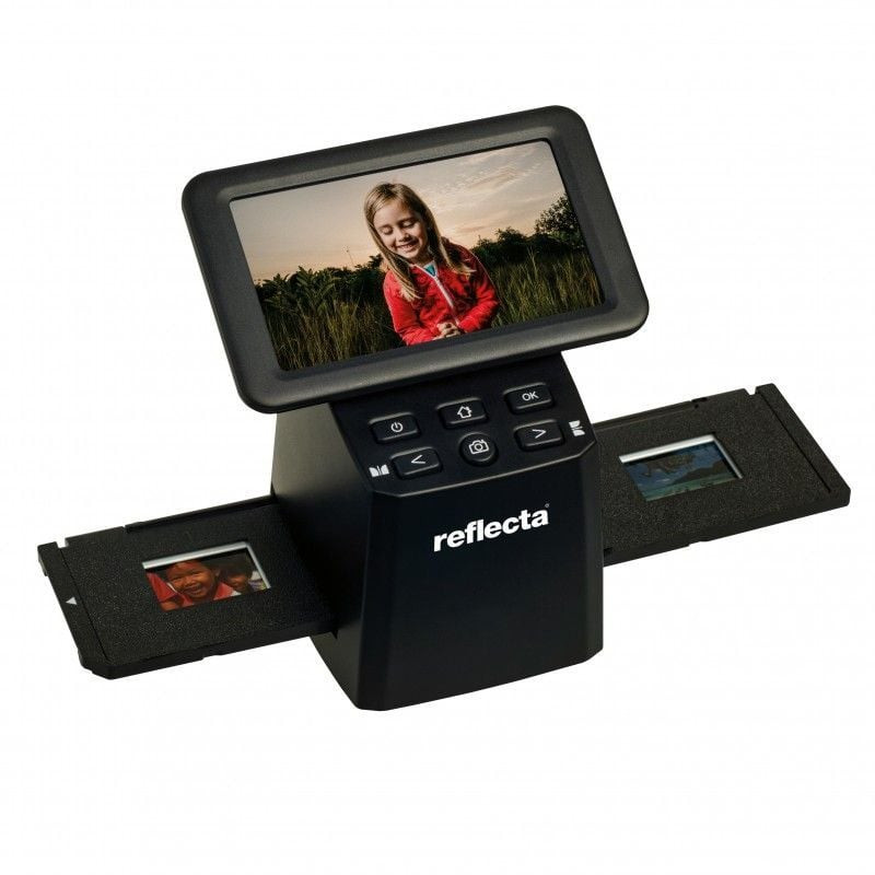 reflecta x33-Scan, scanner autonome de films et diapositives, écran IPS 5 pouces, vue de face