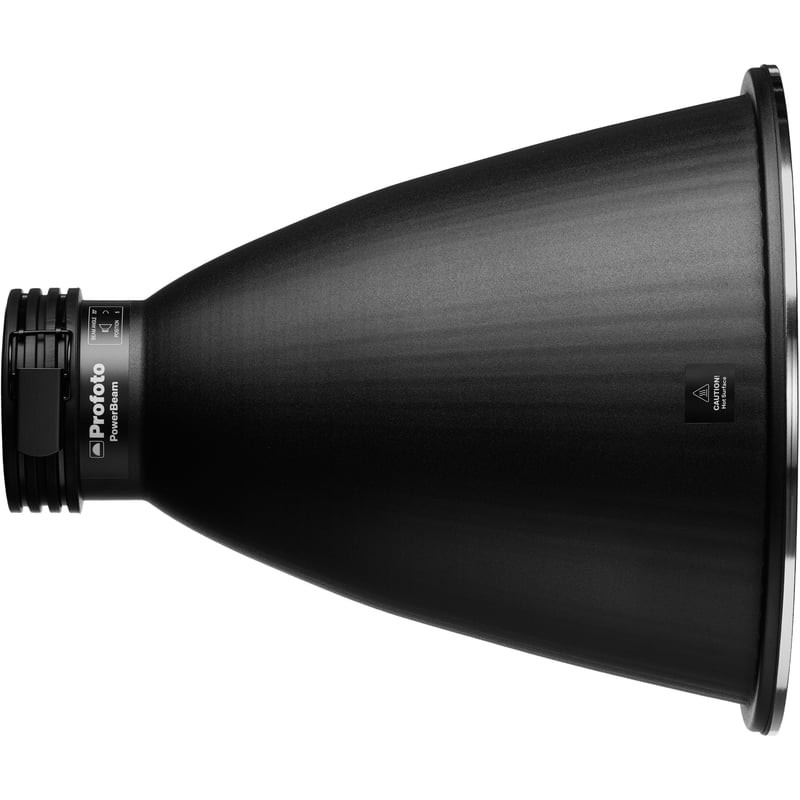 Réflecteur Profoto PowerBeam 1392526 pour éclairages à face plate, vu de face sur fond blanc
