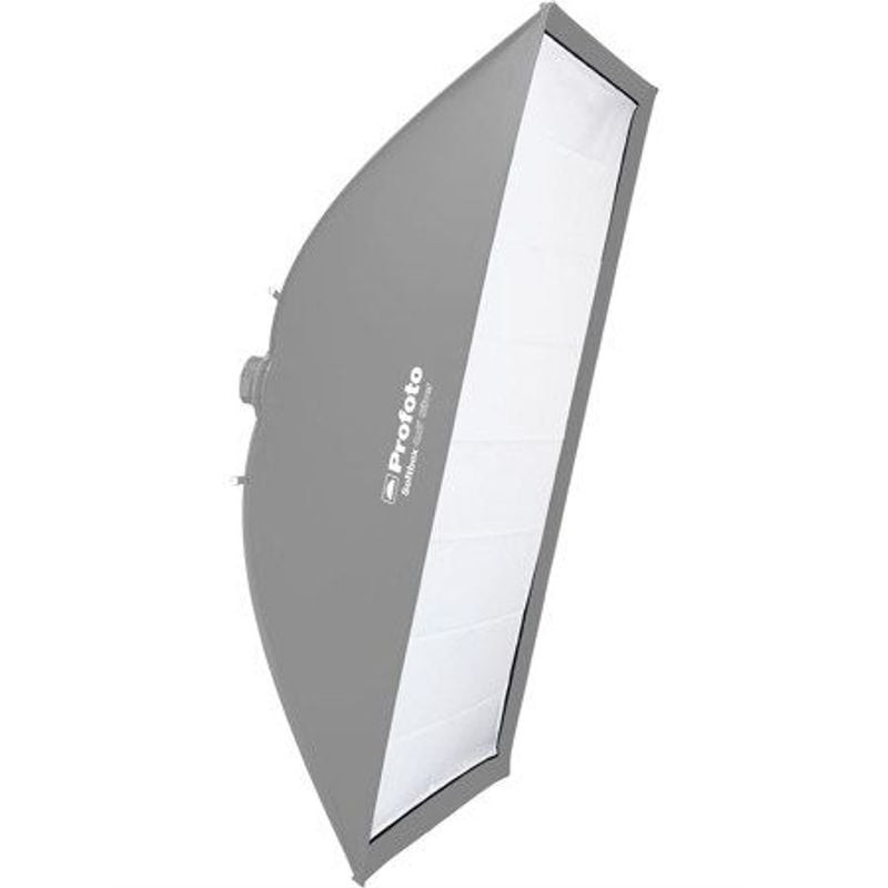 PROFOTO SOFTBOX 4X6’ DIFFUSER KIT 1 F-STOP posé sur un fond de studio, diffusion de lumière.