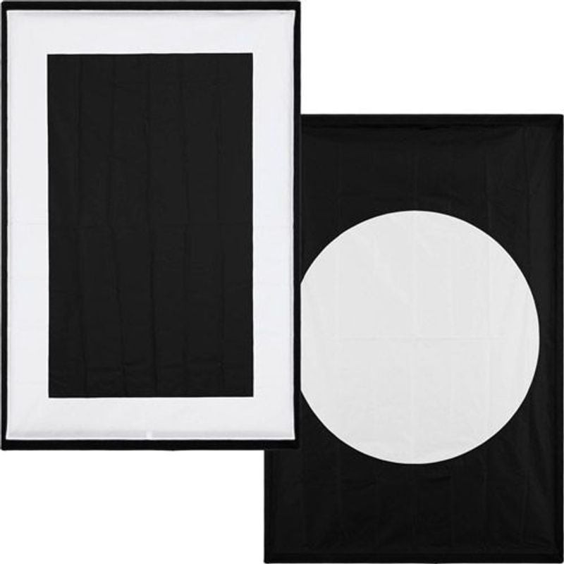 Kit de masques Profoto 1392512 avec masque rond et masque de bord pour softbox 4x6'