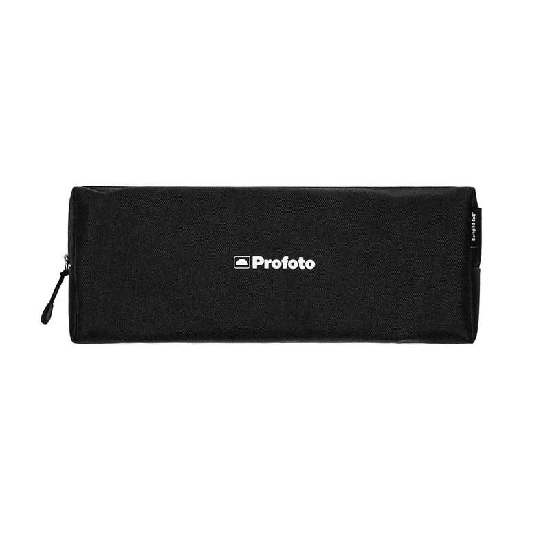 Gros plan sur le bord Velcro du Profoto Softgrid 4x6', avec attaches auto-agrippantes pour montage s