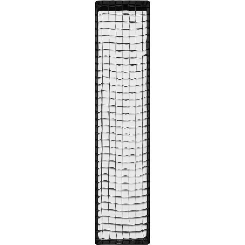 Packshot du Softgrid Profoto 1x6' sur fond blanc, montrant le motif en nid d'abeille noir pour le co