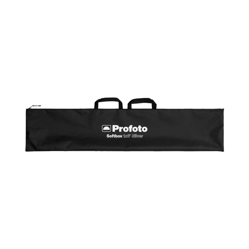 Packshot du PROFOTO SOFTBOX 1X6' SILVER, softbox rectangulaire pour éclairage studio professionnel.
