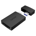 Lecteur de cartes SD et microSD double emplacement portable Lexar RW360 avec connecteurs USB-A et US