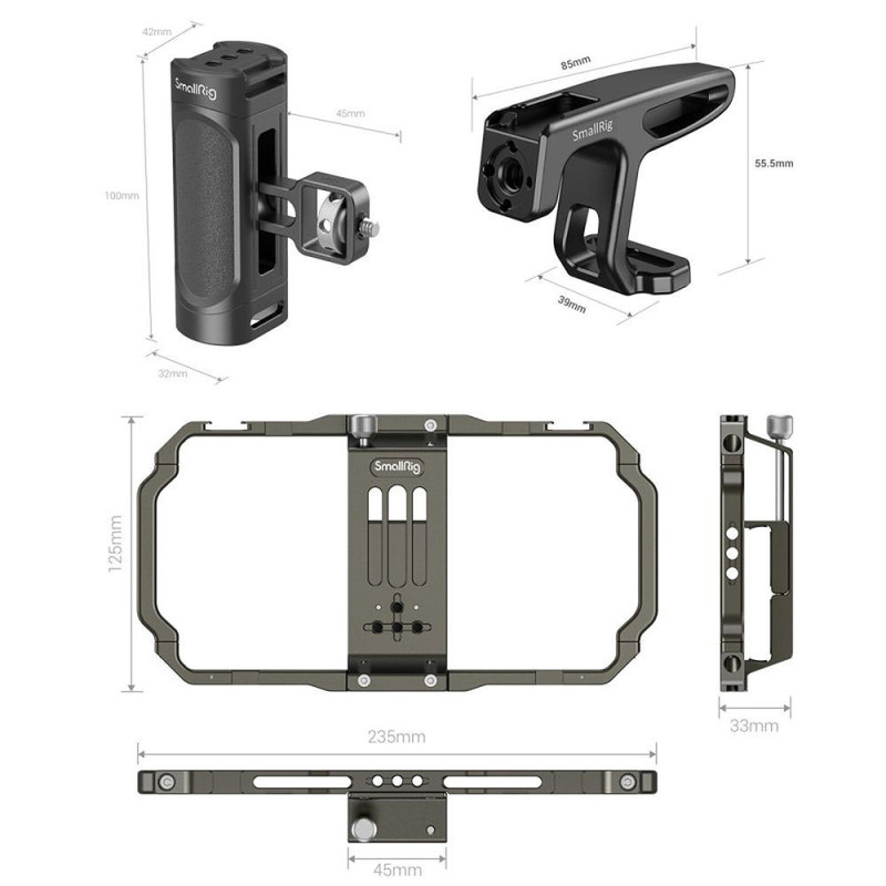 SMALLRIG 3155B KIT UNIVERSEL SMARTPHONE