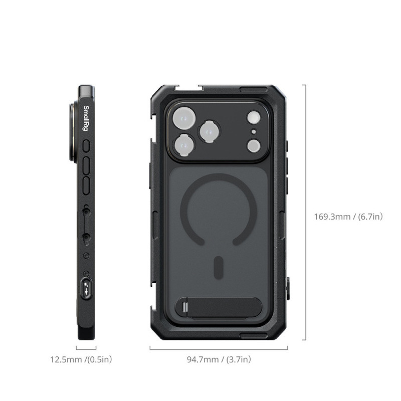 Smallrig Cage Mobile Vidéo pour iPhone 17 Pro (Édition Phare) 5542