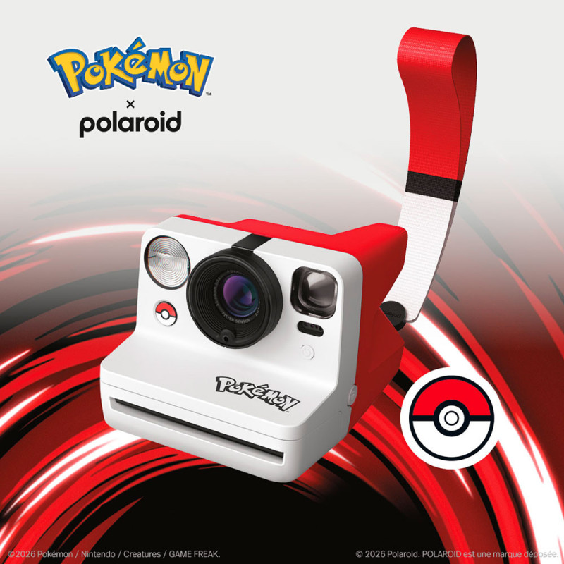 Polaroid Now Gen 3 Pokémon Edition – Appareil instantané Poké Ball