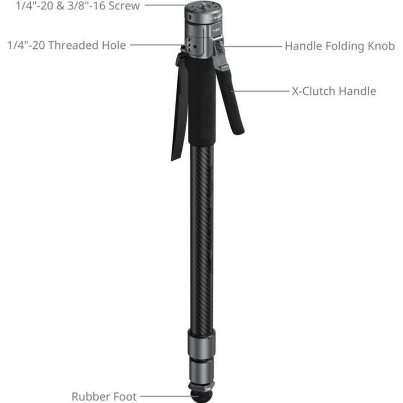SMALLRIG 6284 TRIBEX PRO X-CLUTCH HYDRAULIC MONOPOD (BASIC VERSION)