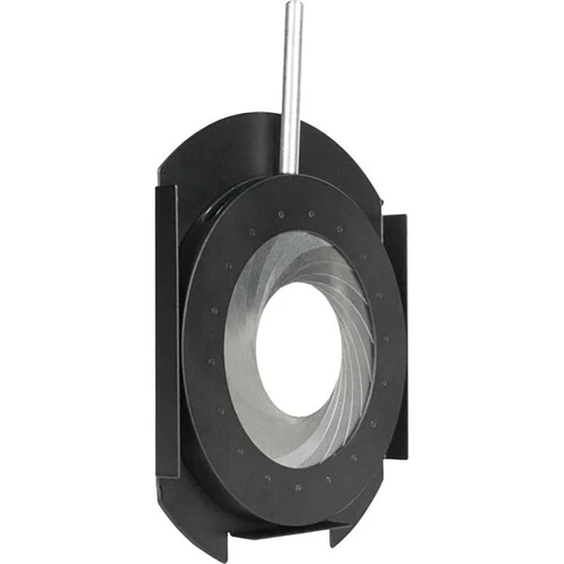 Diaphragme à iris réglable Nanlite PJ-FMM-AI pour accessoires de projection, doté d'un mécanisme à 1