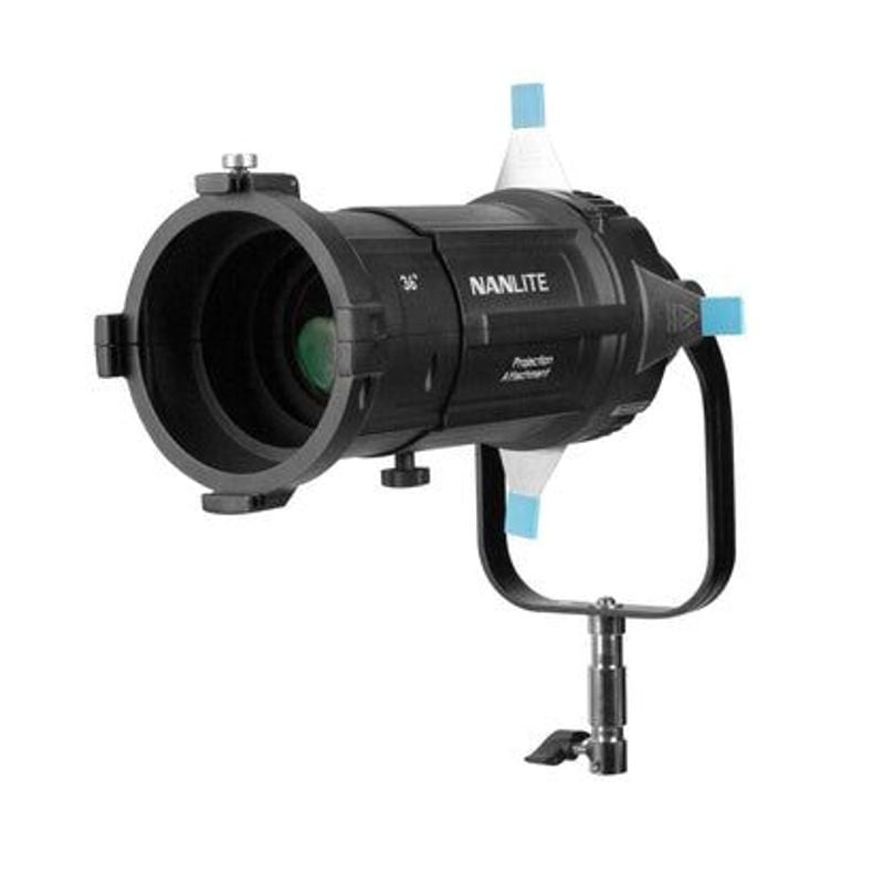 Accessoire de projection Nanlite PJ-BM-36 36° pour monture Bowens sur fond blanc.