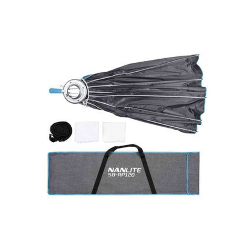 NANLITE SB-RP120 RAPID PARABOLIC SOFTBOX 120CM WITH EGGCRATE