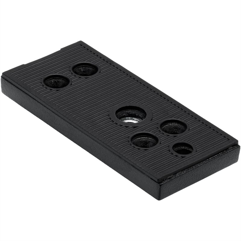 Packshot du Profoto OCF Stand Bracket, une plaque de montage métallique pour éclairage de studio.