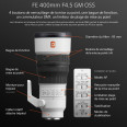 SONY FE 400 mm f/4,5 G Master OSS