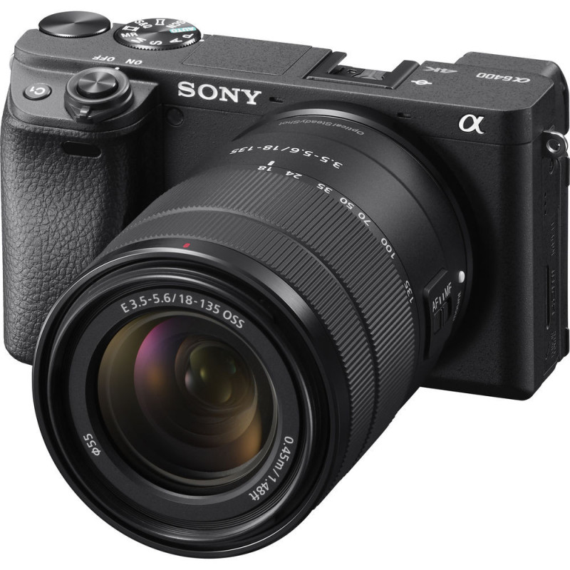 SONY ALPHA 6400 + E 18-135 mm f/3,5-5,6 OSS + Housse LCS-AMB