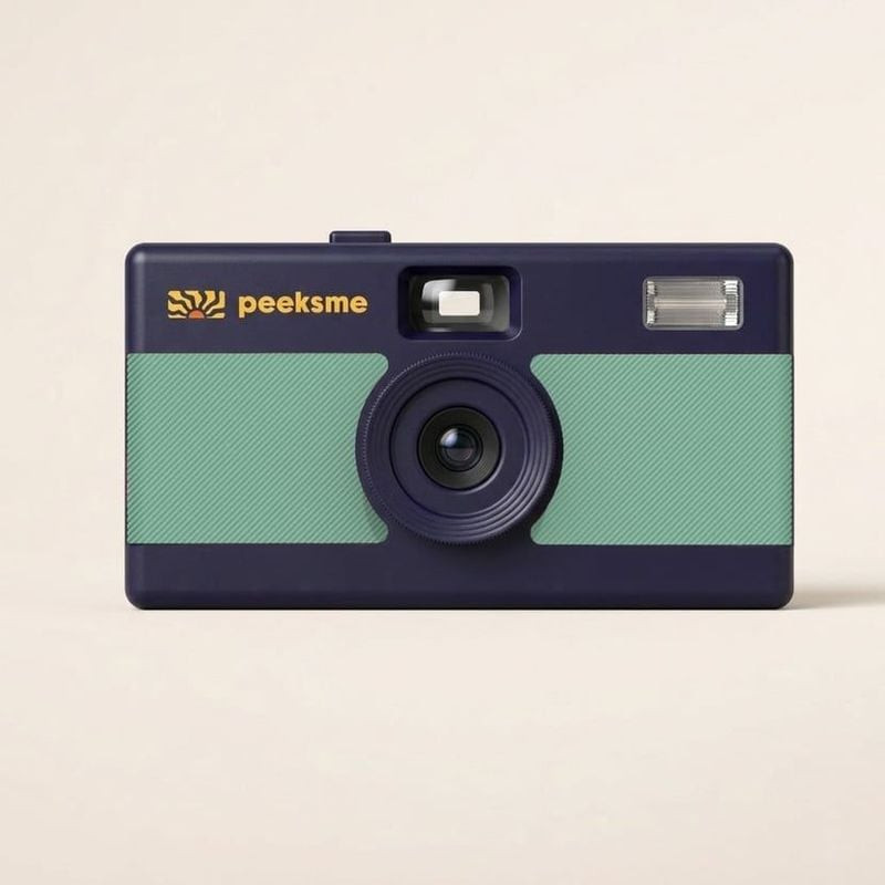 PEEKSME VERT APPAREIL PHOTO NUMERIQUE RETRO