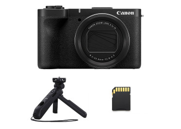 CANON POWERSHOT V1 + Poignée Trépied HG-100TBR + Carte SD 32Go