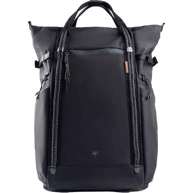 Packshot du PGYTECH ONEGO ROAMER TOTE 18L NOIR, sac photo convertible en sac à dos, noir.