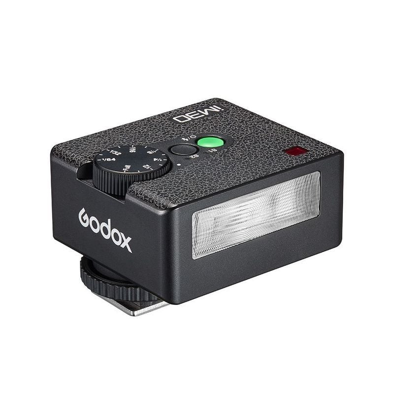 Flash GODOX IM30 ultra-compact de 78 g, packshot sur fond blanc