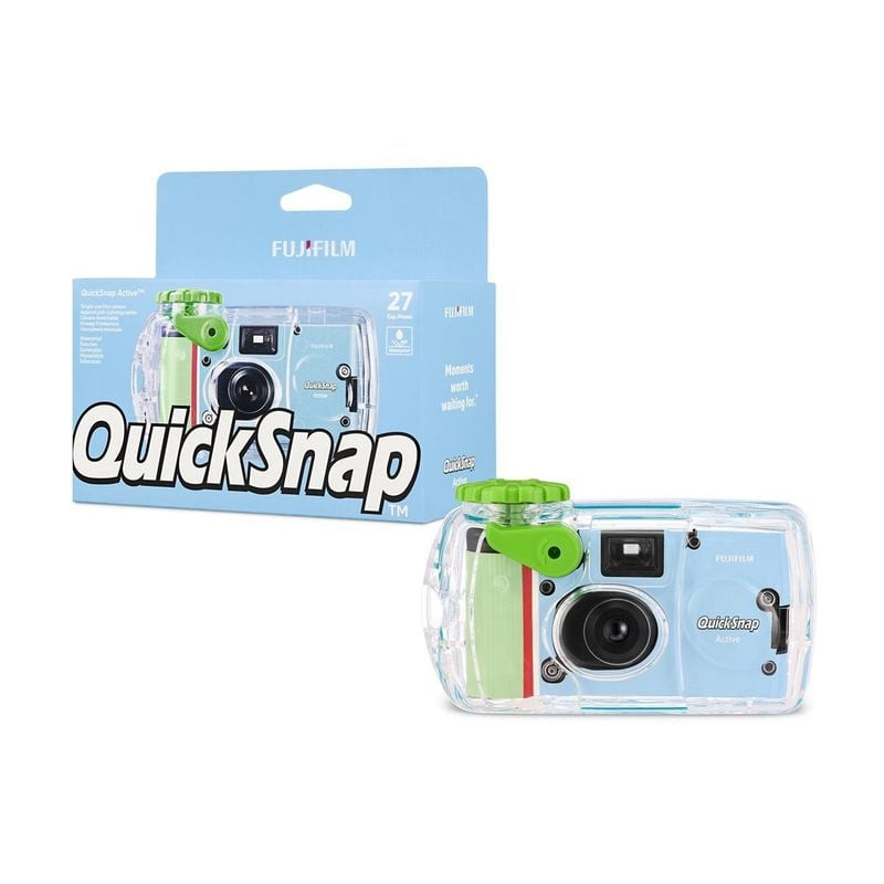 Packshot de l'appareil photo jetable étanche FUJIFILM QUICKSNAP ACTIVE SP 27P (WATERPROOF)